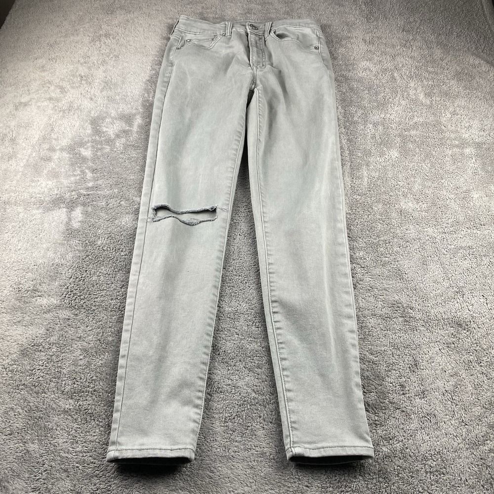 American Eagle Super Stretch High Rise Jegging Jeans Womens 6 R Gray